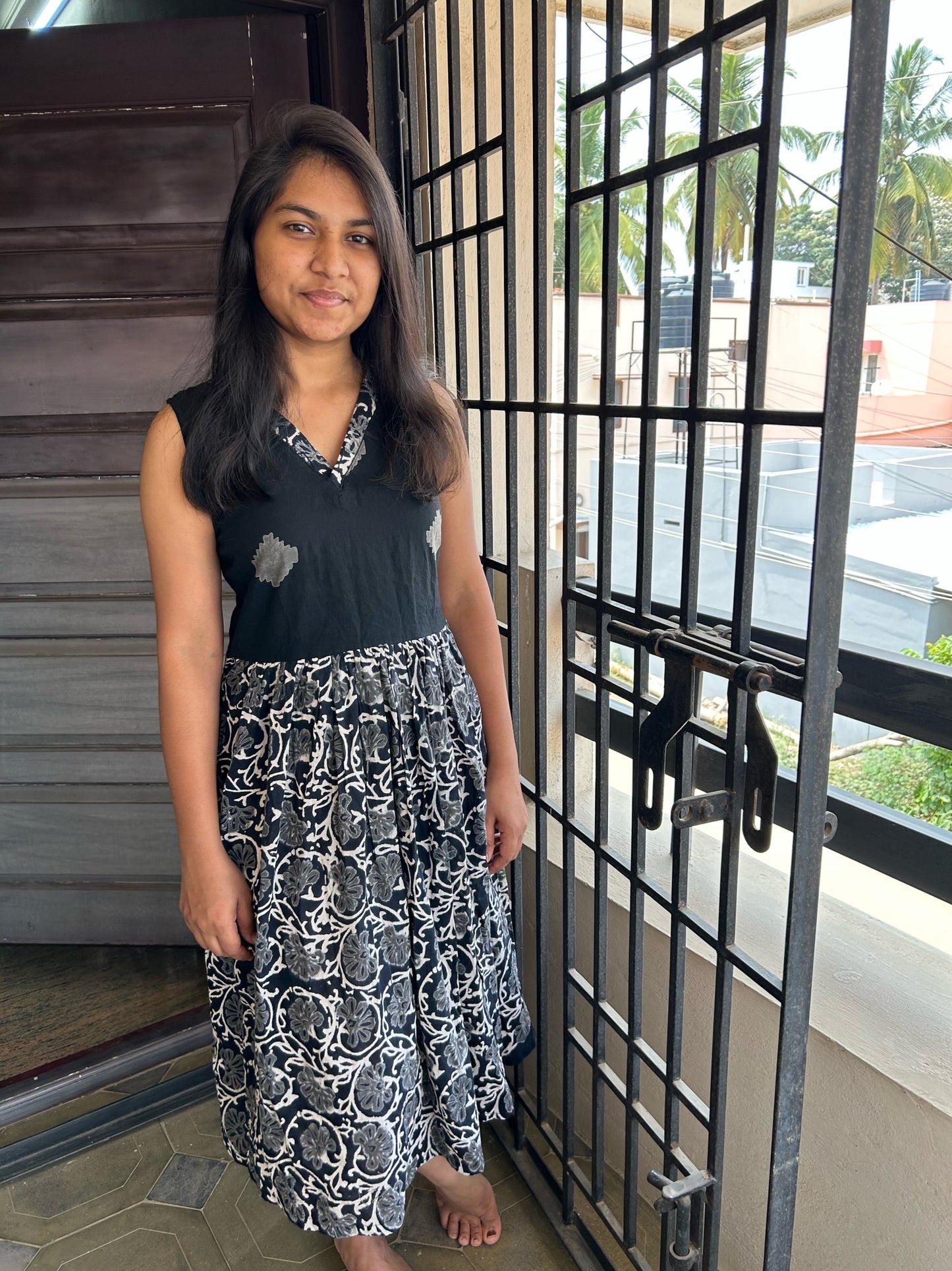 Black and white Short umbrella