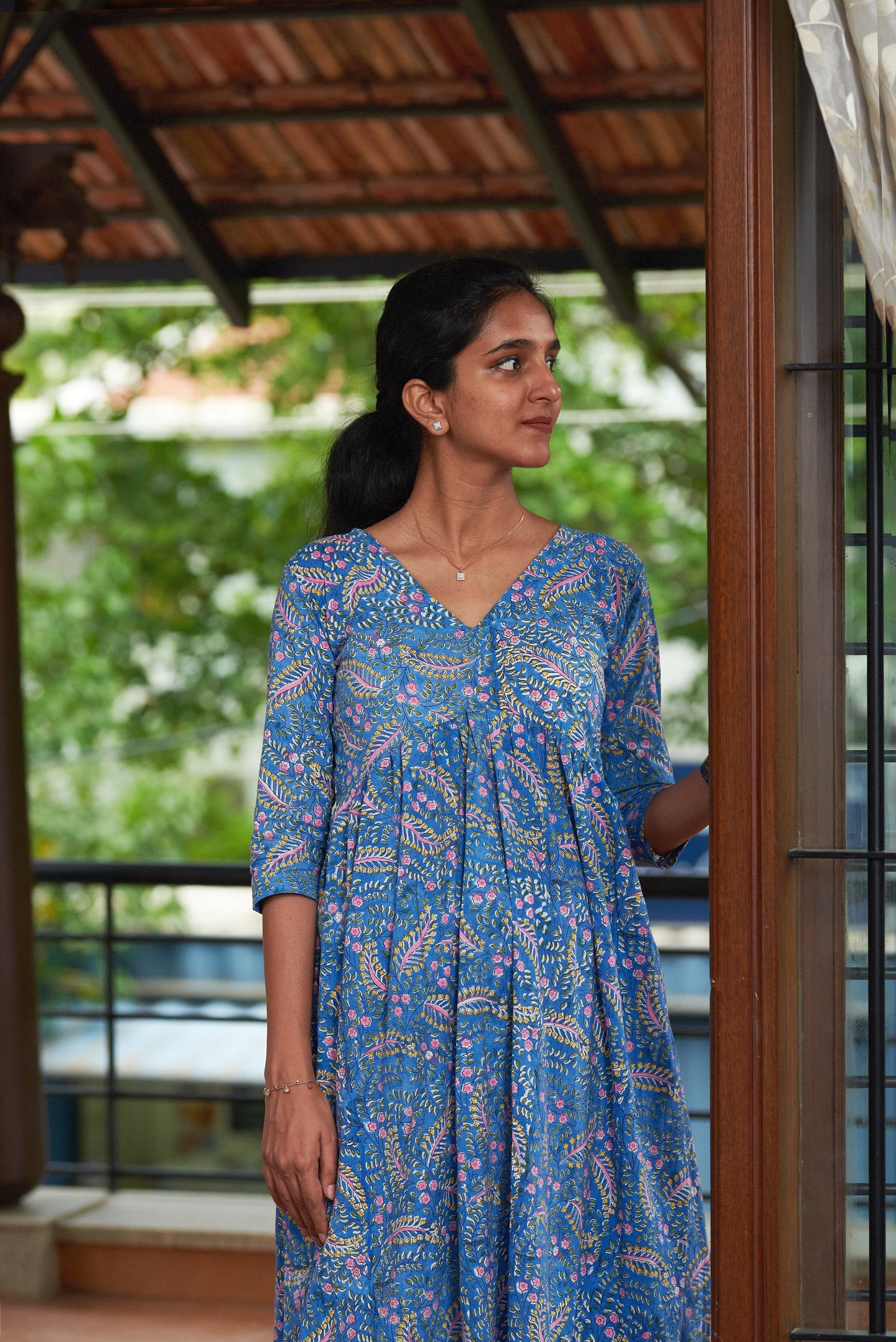 Pudina Popcorn Inverted V yoke Top