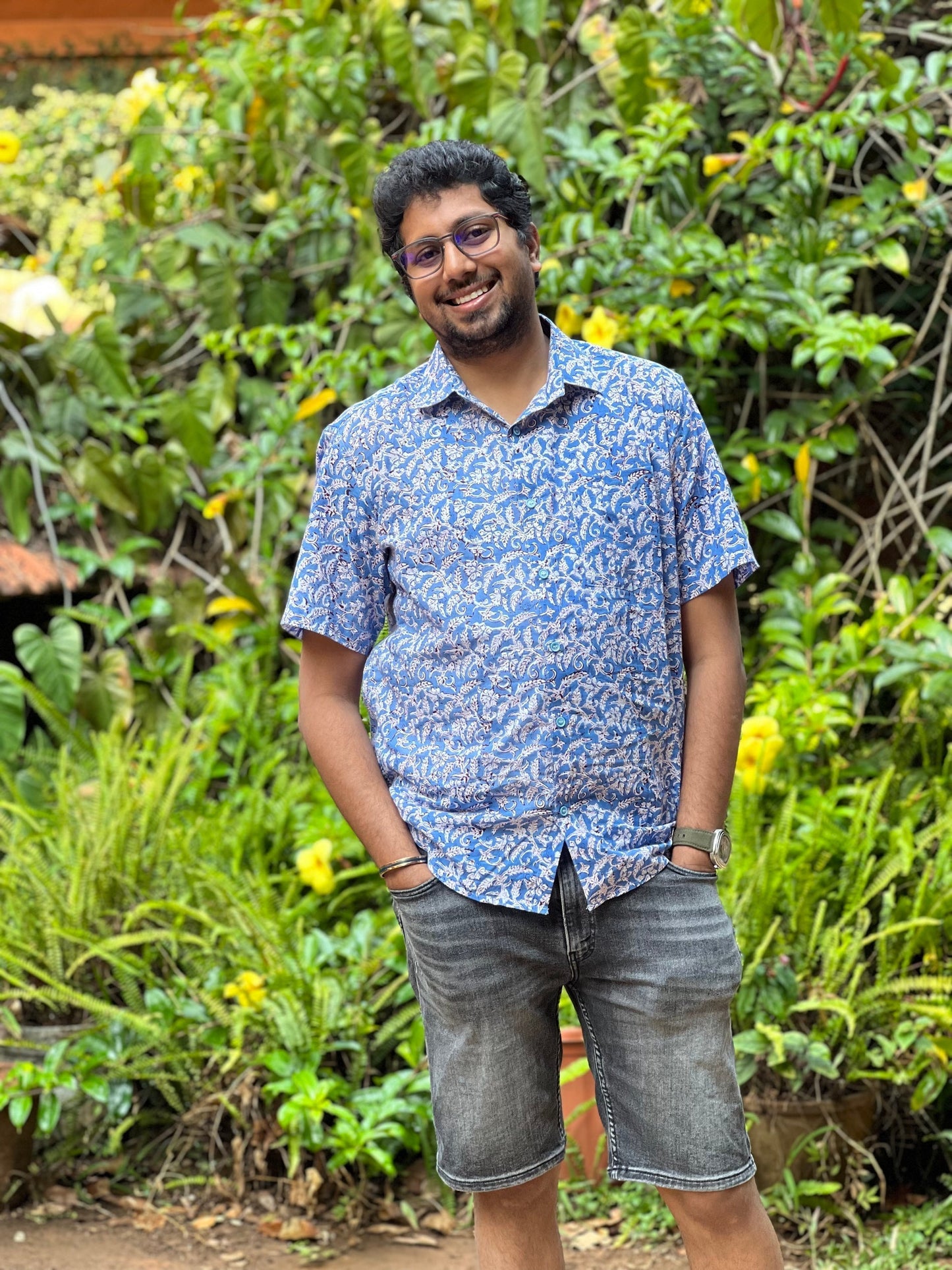 White blossom Men's Shirt