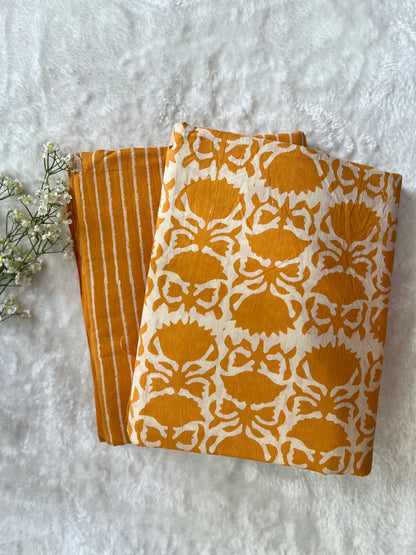 Kesar Fizz Drop Inverted V yoke+ Pant Set