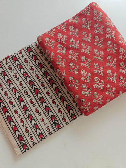 Lal Jeera Inverted V yoke+ Pant Set